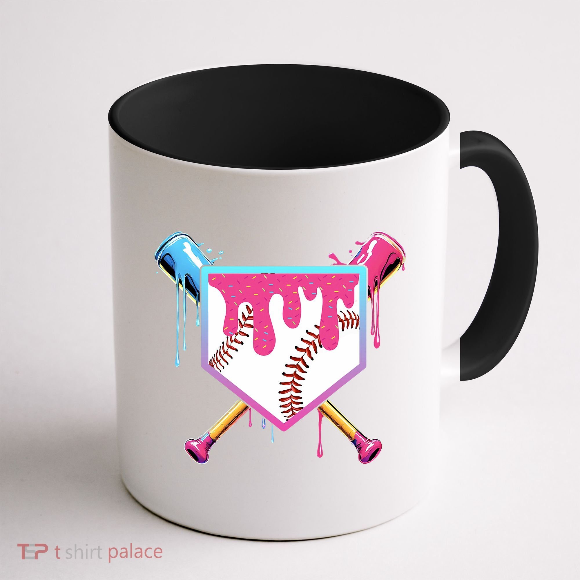 Baseball Drip For Boy Ice Cream Drip Baseball  Coffee Mug