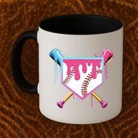 Baseball Drip For Boy Ice Cream Drip Baseball  Coffee Mug thumb 2