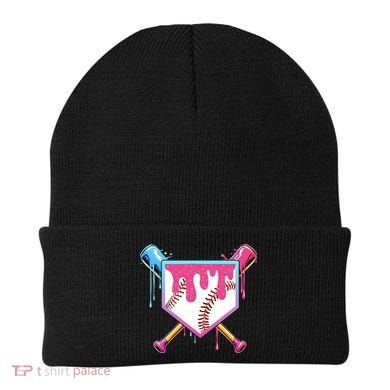 Baseball Drip For Boy Ice Cream Drip Baseball  Beanie