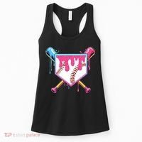 Baseball Drip For Boy Ice Cream Drip Baseball  Women's Tank Top thumb 0