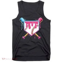 Baseball Drip For Boy Ice Cream Drip Baseball  Tank Top thumb 0