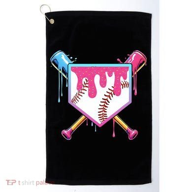 Baseball Drip For Boy Ice Cream Drip Baseball  Golf Towel