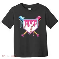 Baseball Drip For Boy Ice Cream Drip Baseball  Toddler T-Shirt thumb 0