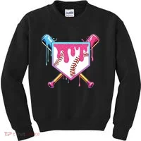 Baseball Drip For Boy Ice Cream Drip Baseball  Kids Sweatshirt thumb 0