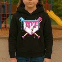 Baseball Drip For Boy Ice Cream Drip Baseball  Kids Hoodie thumb 3