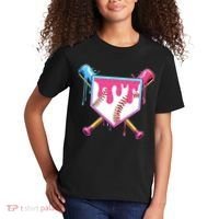Baseball Drip For Boy Ice Cream Drip Baseball  Kids T-Shirt thumb 2