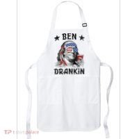 Ben Drankin Funny 4th Of July Apron thumb 0