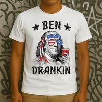 Ben Drankin Funny 4th Of July T-Shirt thumb 3