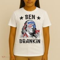 Ben Drankin Funny 4th Of July T-Shirt thumb 4