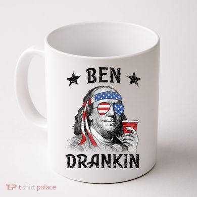 Ben Drankin Funny 4th Of July Coffee Mug