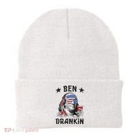 Ben Drankin Funny 4th Of July Beanie thumb 0
