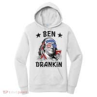 Ben Drankin Funny 4th Of July Women's Hoodie thumb 0