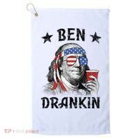 Ben Drankin Funny 4th Of July Golf Towel thumb 0