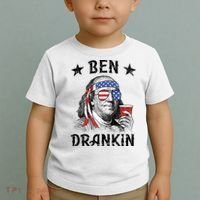 Ben Drankin Funny 4th Of July Toddler T-Shirt thumb 2