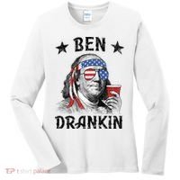 Ben Drankin Funny 4th Of July Women's Long Sleeve Shirt thumb 0
