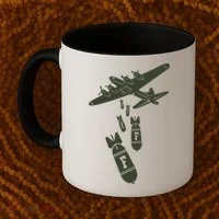 Bomber Dropping F Bombs Funny Coffee Mug thumb 2