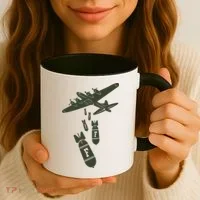 Bomber Dropping F Bombs Funny Coffee Mug thumb 3