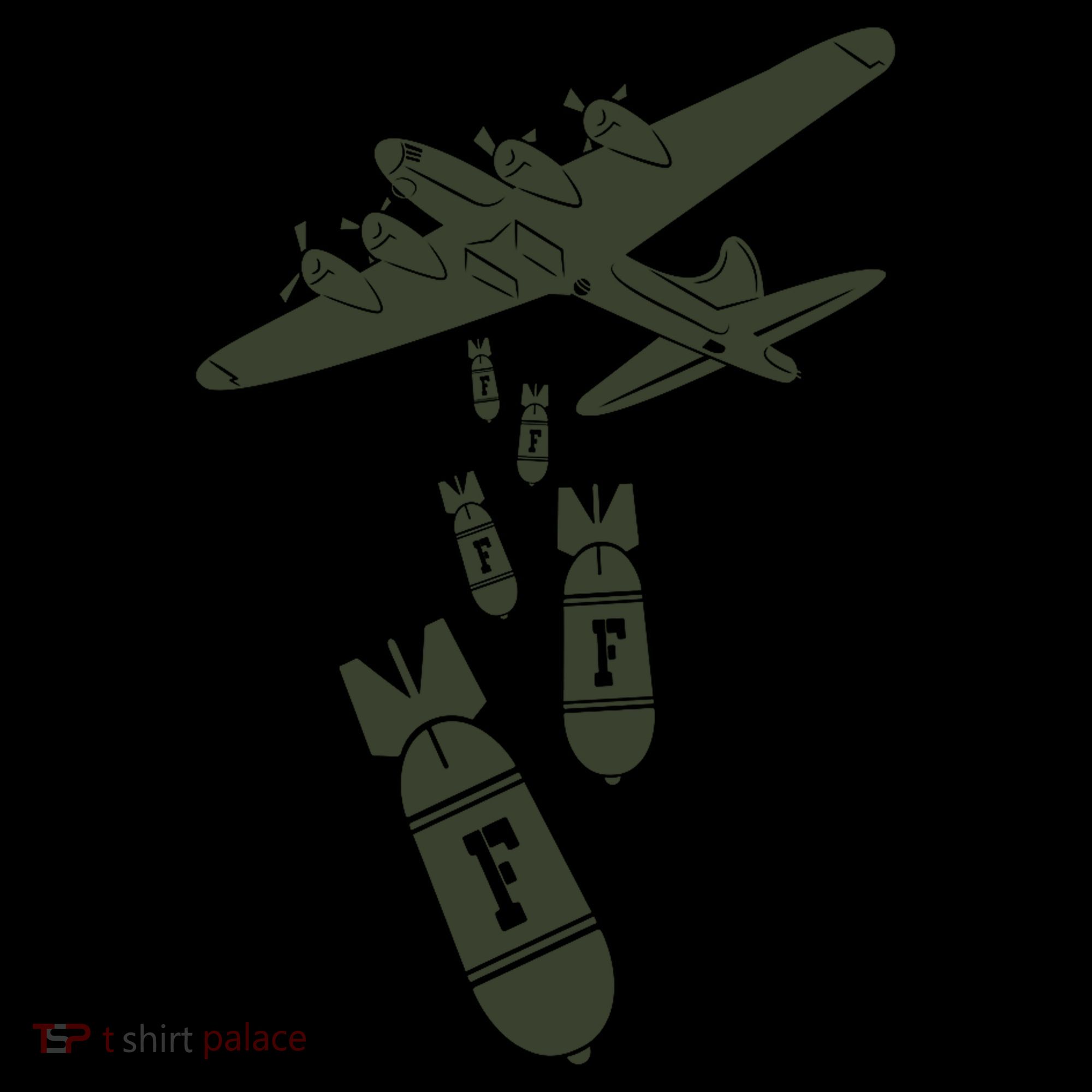 Bomber Dropping F Bombs Funny Coffee Mug