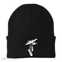 Bomber Dropping F Bombs Funny Beanie thumb 0