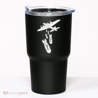 Bomber Dropping F Bombs Funny Tumbler thumb 0