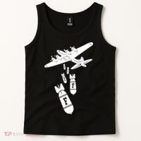 Bomber Dropping F Bombs Funny Tank Top thumb 2