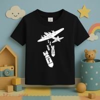 Bomber Dropping F Bombs Funny Toddler T-Shirt thumb 3