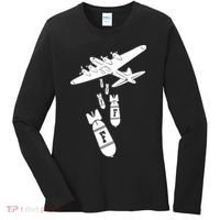 Bomber Dropping F Bombs Funny Women's Long Sleeve Shirt thumb 0