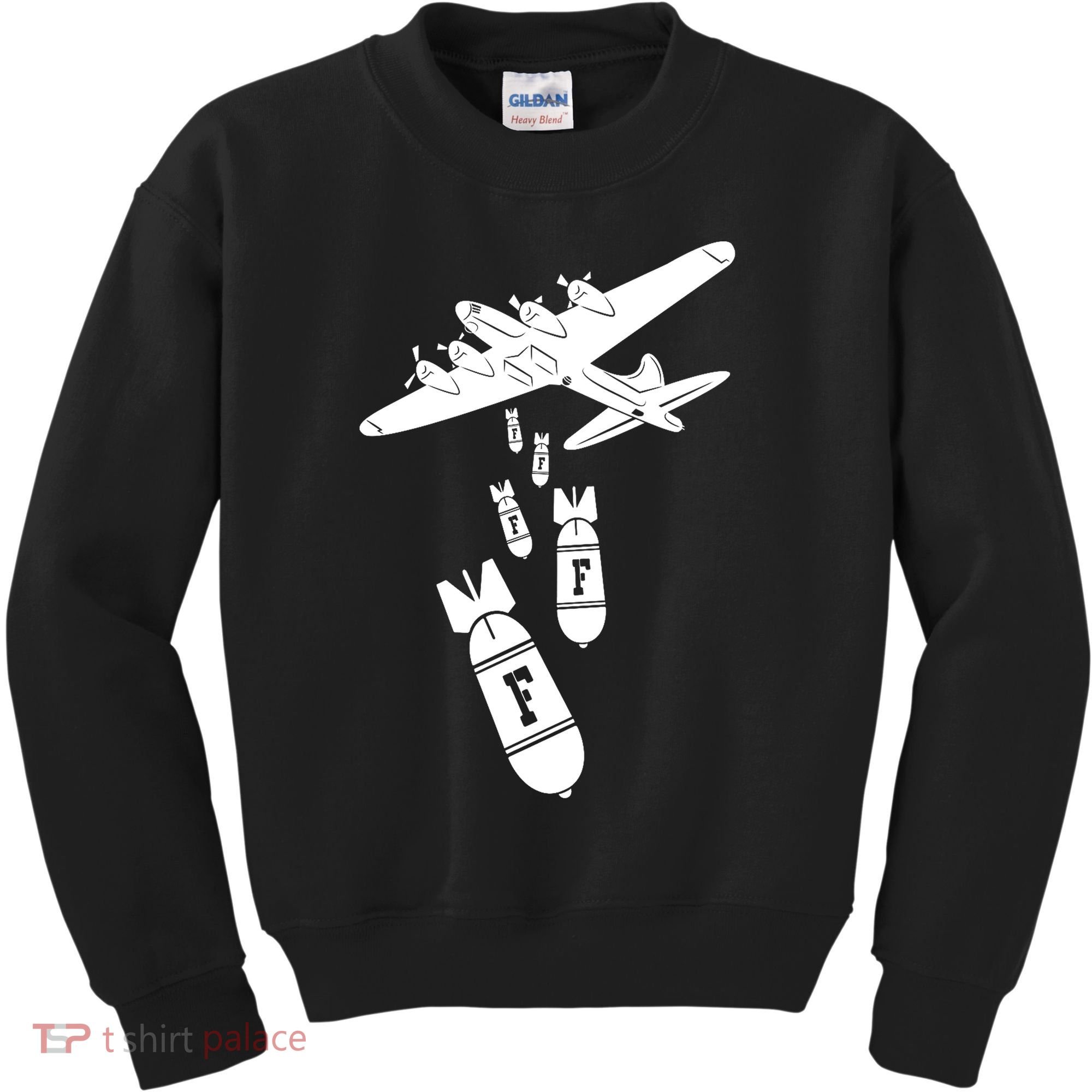 Bomber Dropping F Bombs Funny Kids Sweatshirt
