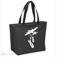 Bomber Dropping F Bombs Funny Tote Bag thumb 2