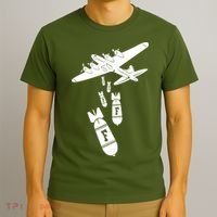 Bomber Dropping F Bombs Funny T-Shirt thumb 3