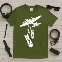 Bomber Dropping F Bombs Funny T-Shirt thumb 5