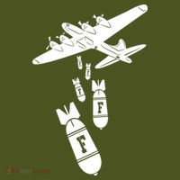 Bomber Dropping F Bombs Funny T-Shirt thumb 7