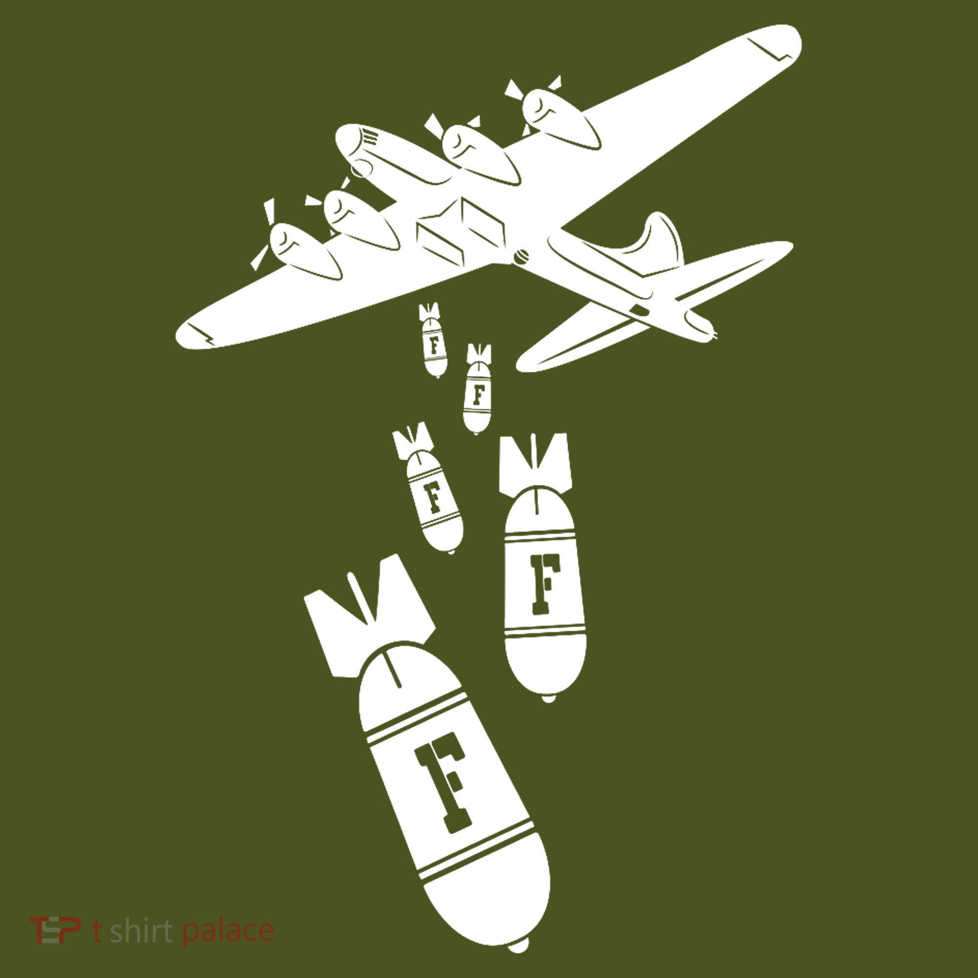 Bomber Dropping F Bombs Funny Backpack