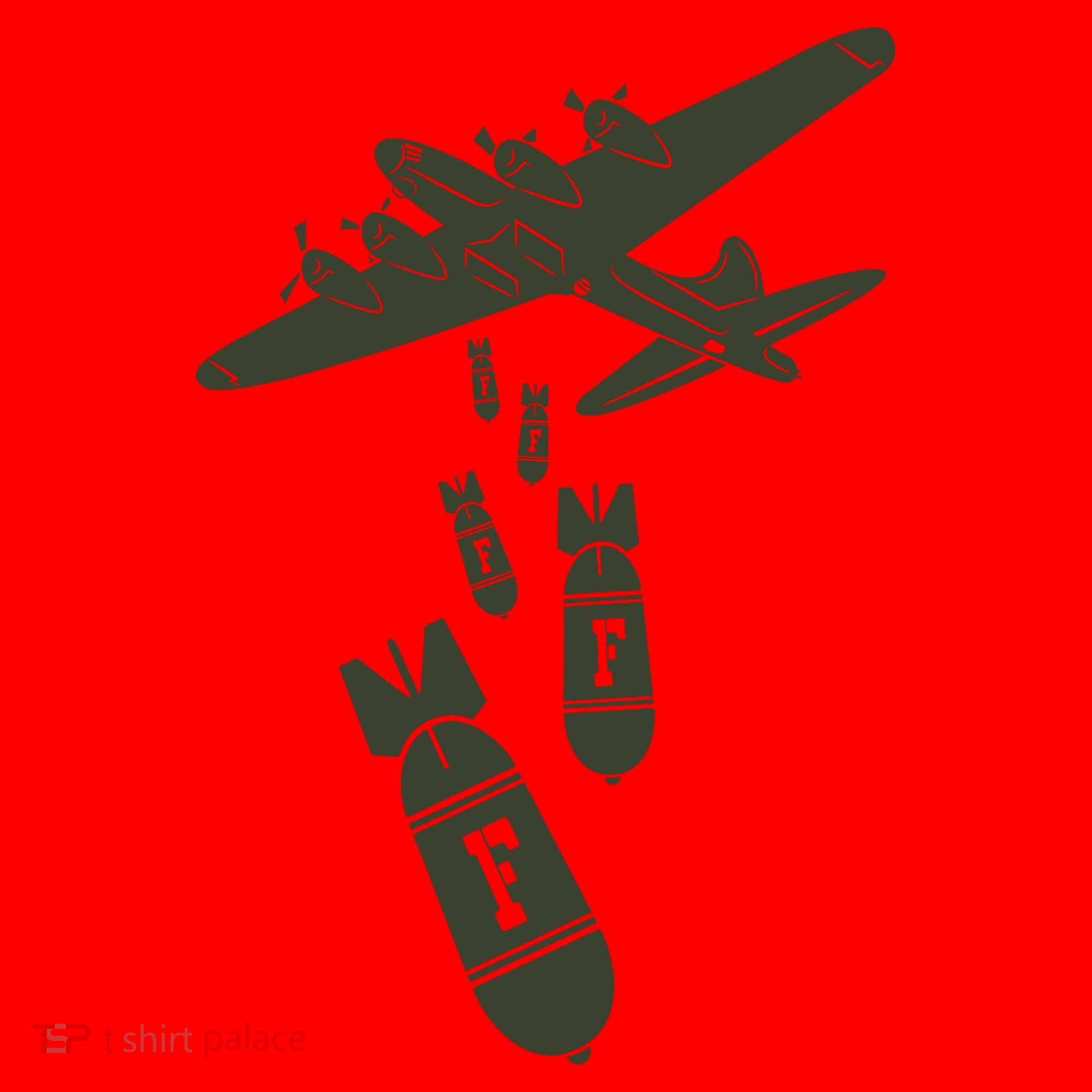 Bomber Dropping F Bombs Funny Santa Hat