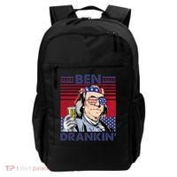 Ben Drankin Funny 4th Of July Drinking Presidents Backpack thumb 0