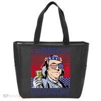 Ben Drankin Funny 4th Of July Drinking Presidents Tote Bag thumb 0