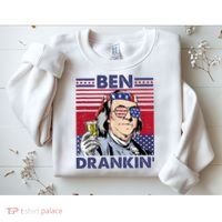 Ben Drankin Funny 4th Of July Drinking Presidents Sweatshirt thumb 2