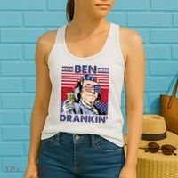 Ben Drankin Funny 4th Of July Drinking Presidents Women's Tank Top thumb 2
