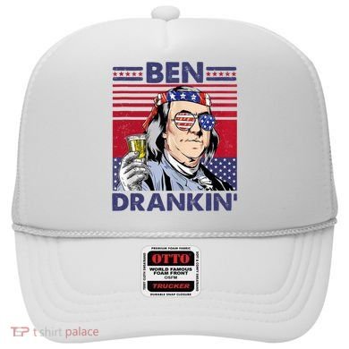 Ben Drankin Funny 4th Of July Drinking Presidents Hat