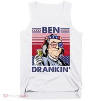 Ben Drankin Funny 4th Of July Drinking Presidents Tank Top thumb 0