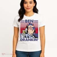 Ben Drankin Funny 4th Of July Drinking Presidents Women's T-Shirt thumb 4