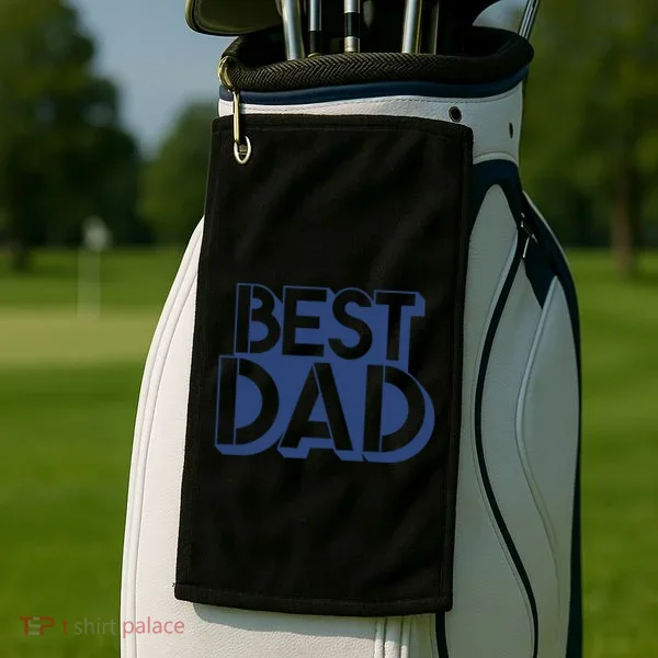 Best Dad Father's Day Gift Golf Towel