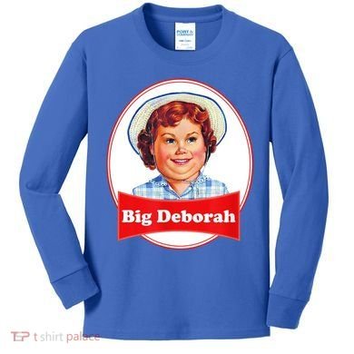 Big Deborah Funny Big Deborah Kids Long Sleeve Shirt