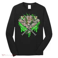 Baseball Drip For Ice Cream Dripping Baseball Camo Long Sleeve Shirt thumb 0