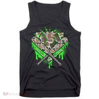Baseball Drip For Ice Cream Dripping Baseball Camo Tank Top thumb 0