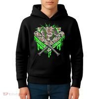 Baseball Drip For Ice Cream Dripping Baseball Camo Kids Hoodie thumb 4