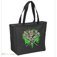 Baseball Drip For Ice Cream Dripping Baseball Camo Tote Bag thumb 2