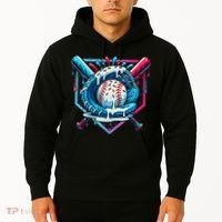 Baseball Drip For Ice Cream Drip Baseball Hoodie thumb 2