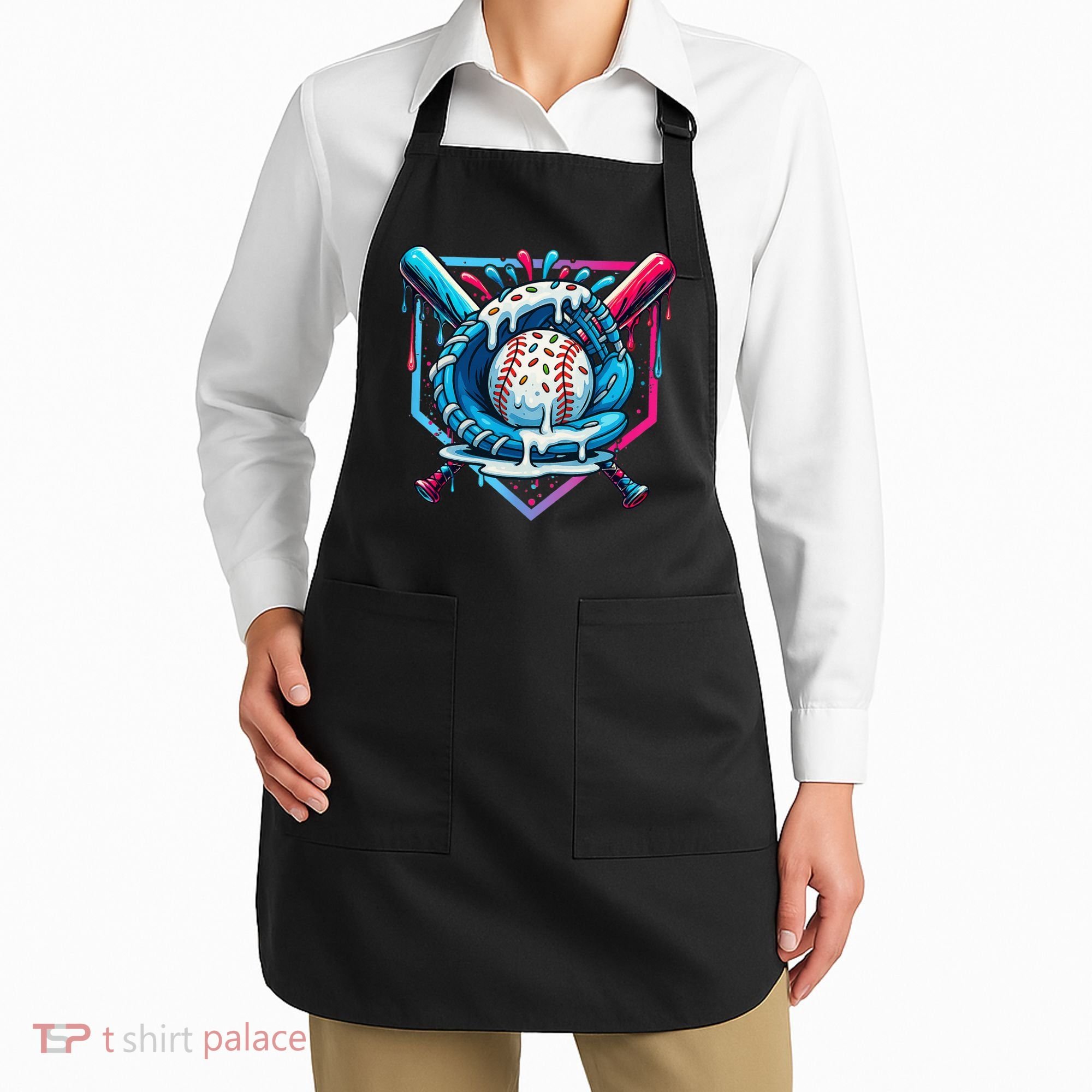 Baseball Drip For Ice Cream Drip Baseball Apron