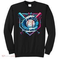 Baseball Drip For Ice Cream Drip Baseball Sweatshirt thumb 0